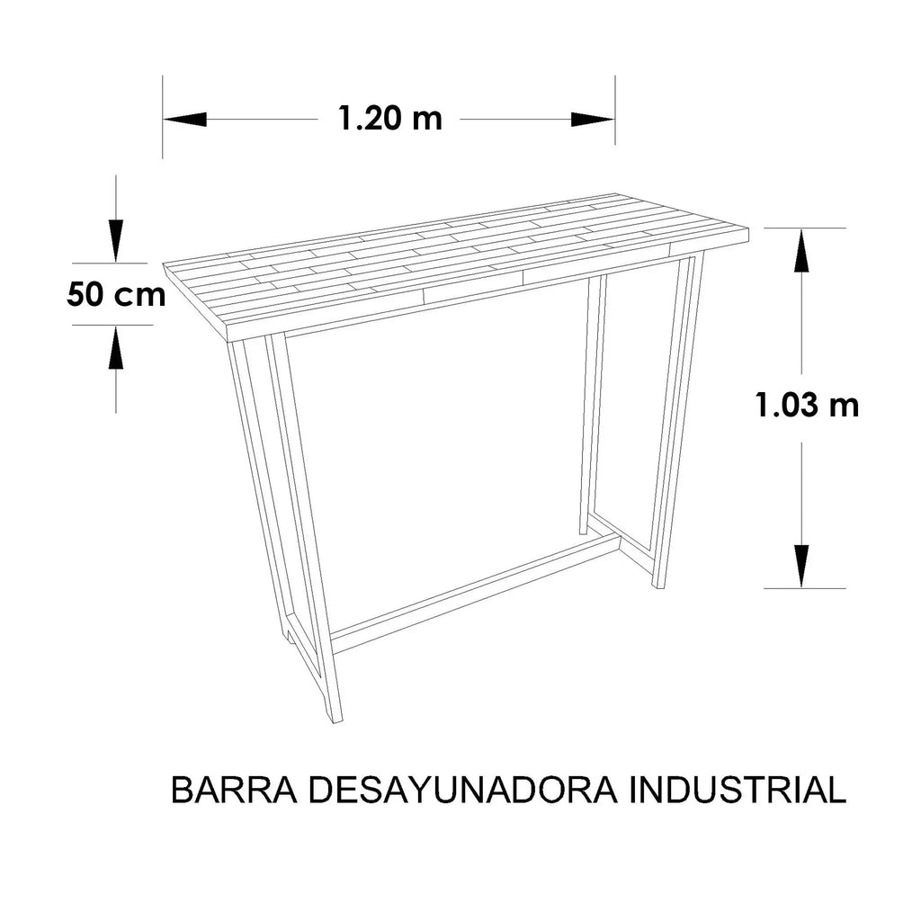 Barra Desayunadora Industrial